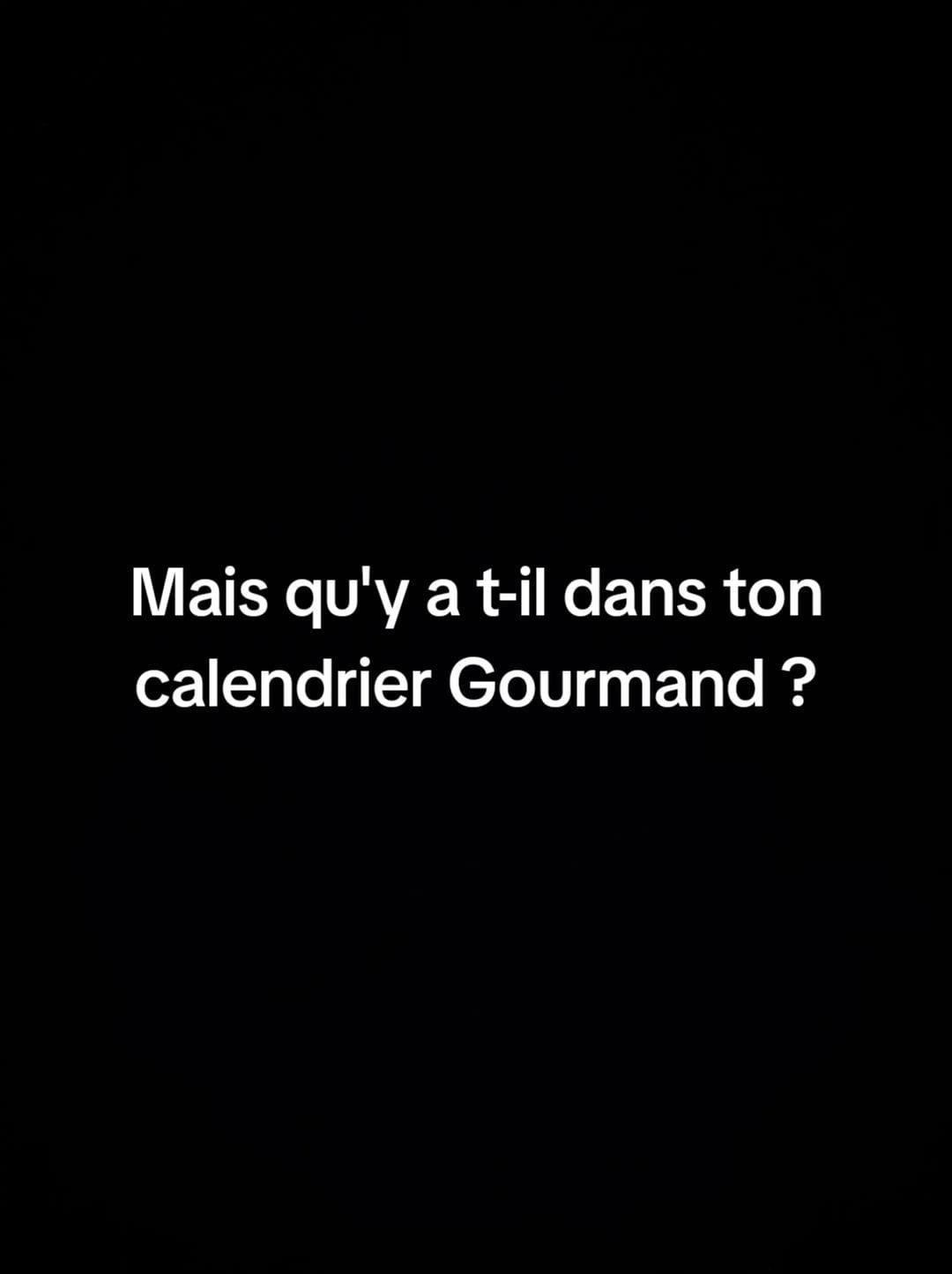 My Chistmas Calendar - GOURMAND