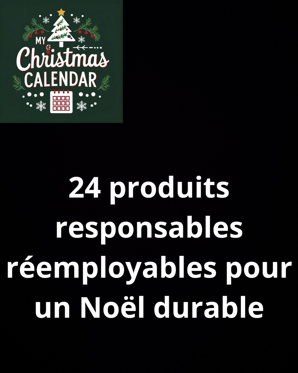 My Christmas Calendar ETHIQUE