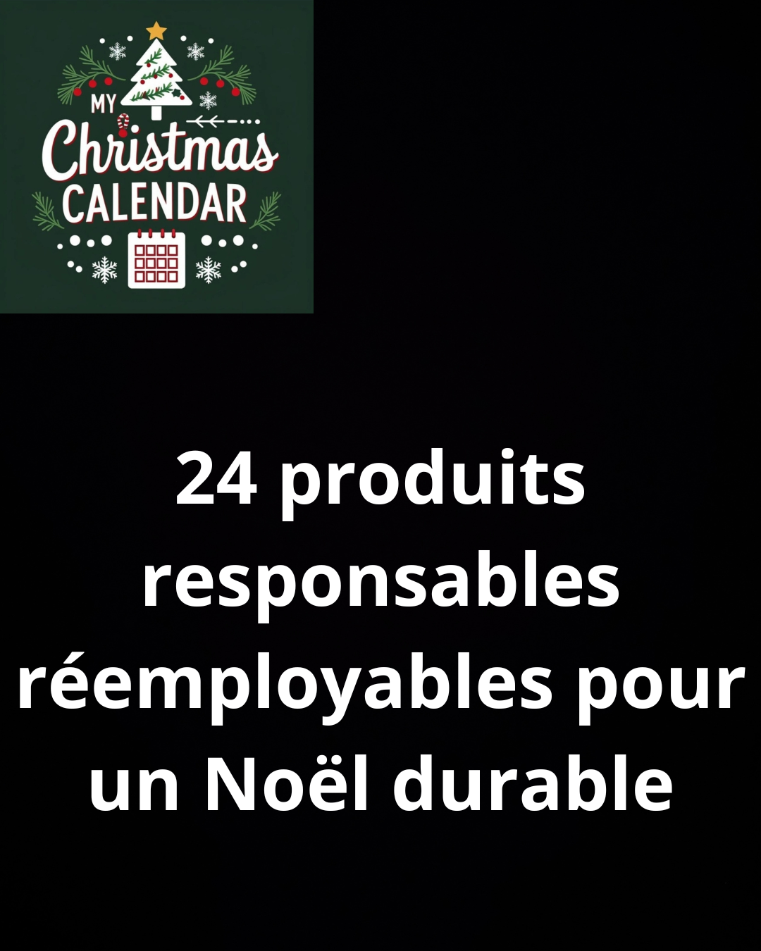 My Christmas Calendar ETHIQUE
