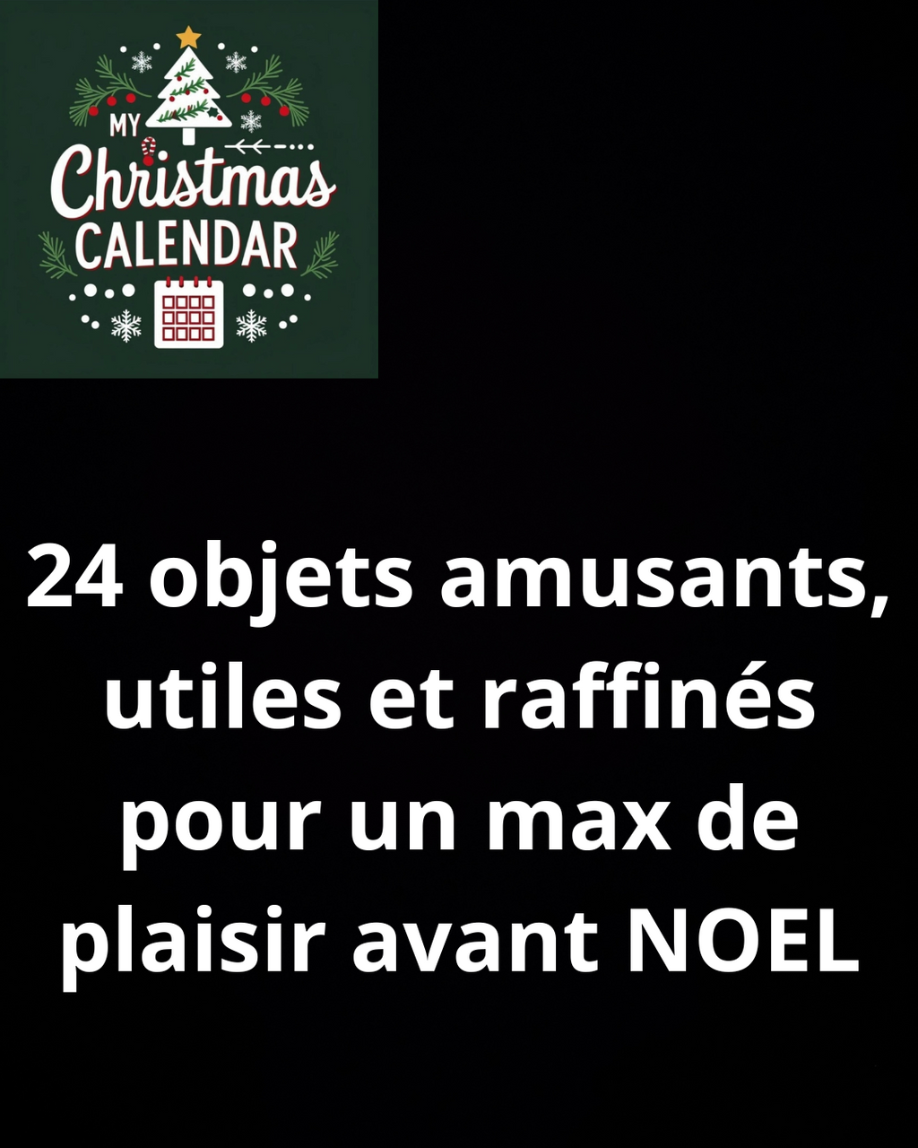 MY CHRISTMAS CALENDAR - MEN
