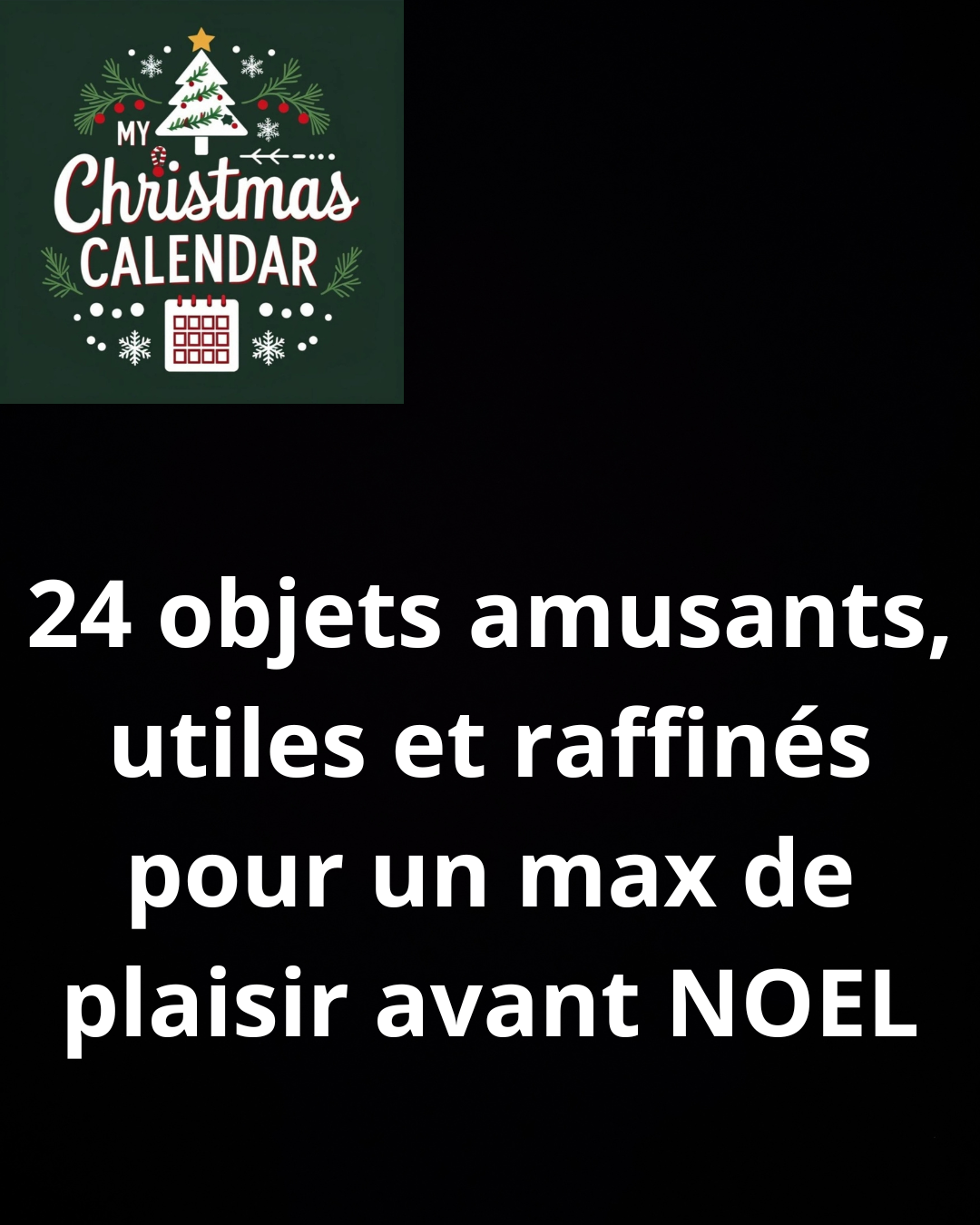 MY CHRISTMAS CALENDAR - MEN